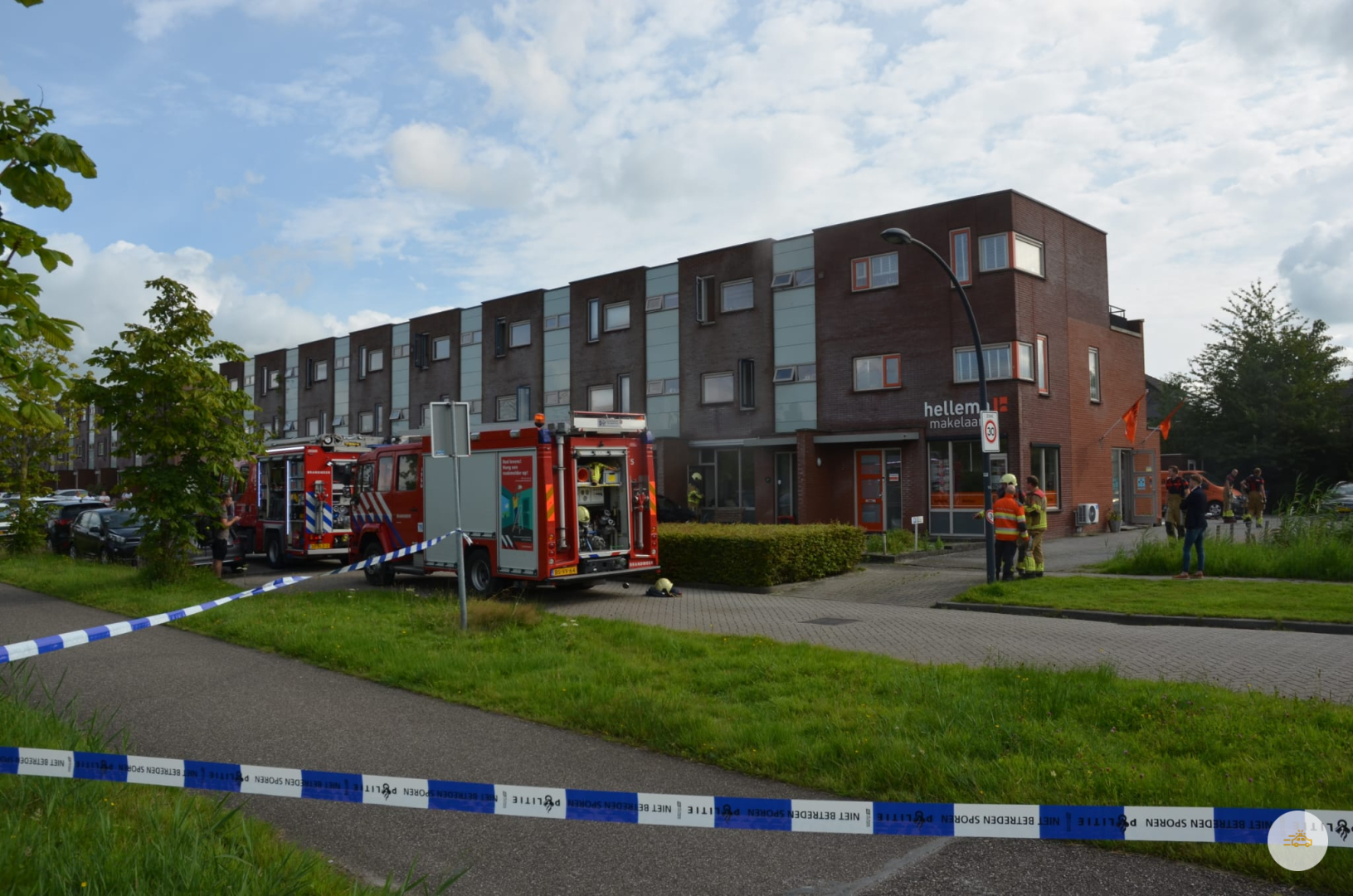 Schade na woningbrand
