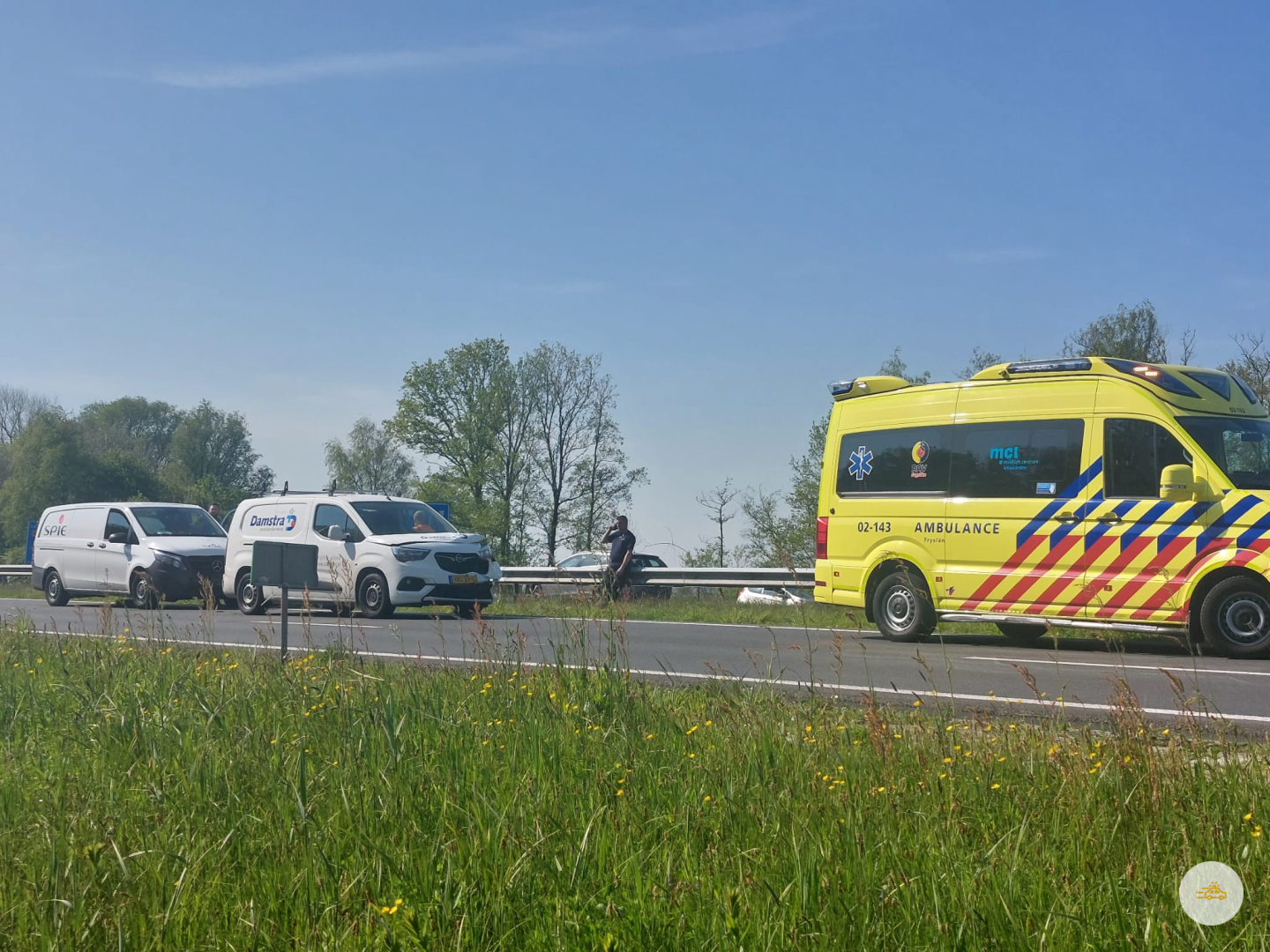 Ongeval zorgt voor flinke vertraging